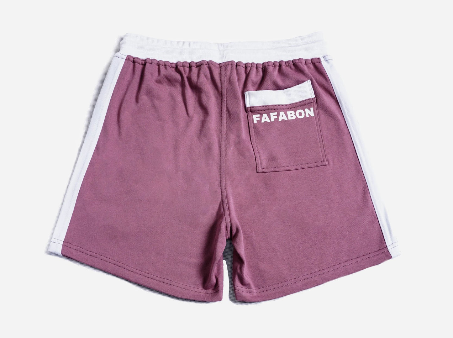 EVERYWEAR Cotton Shorts in Plum